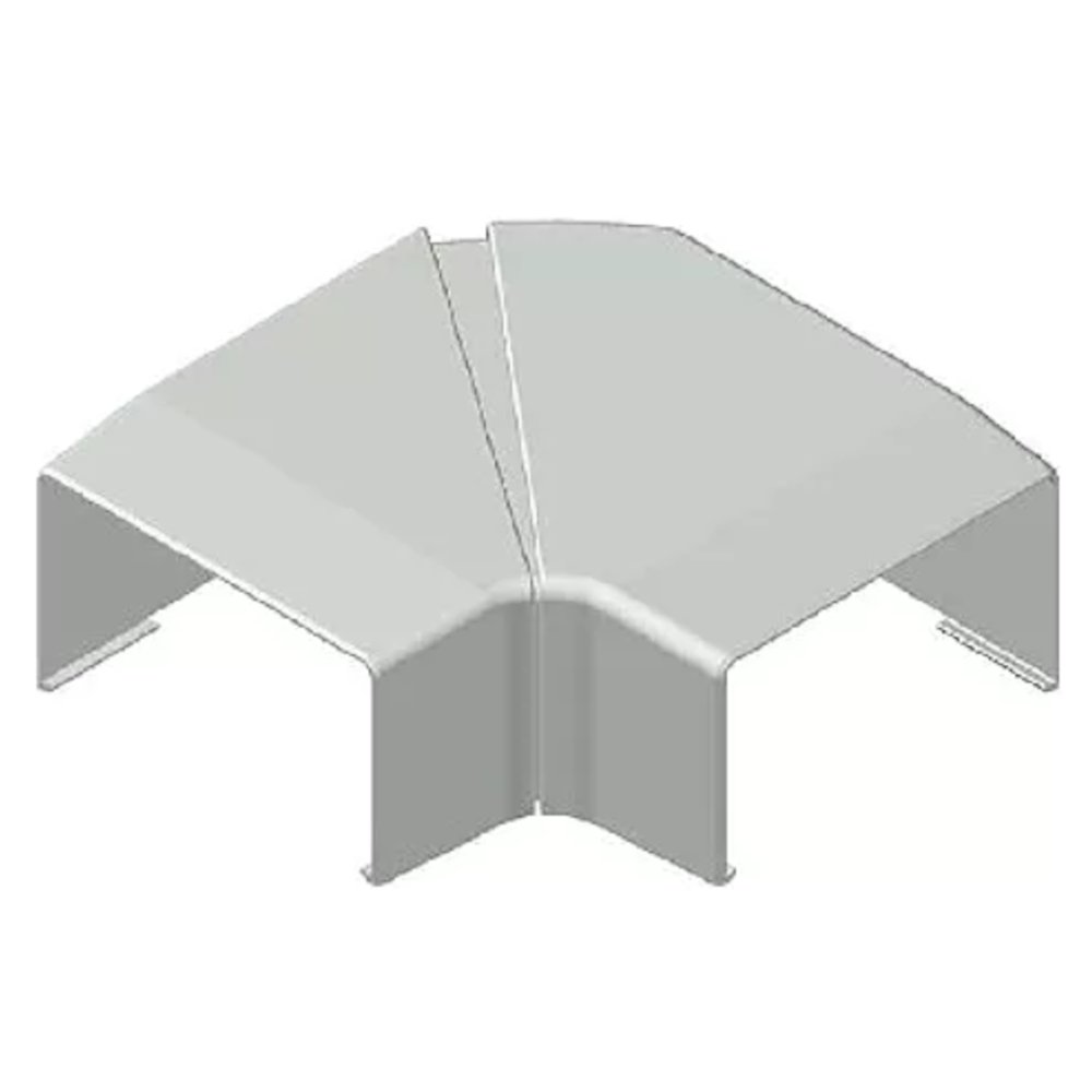 Ângulo plano variável para calha 90x50mm branco - Efapel 10183RBR