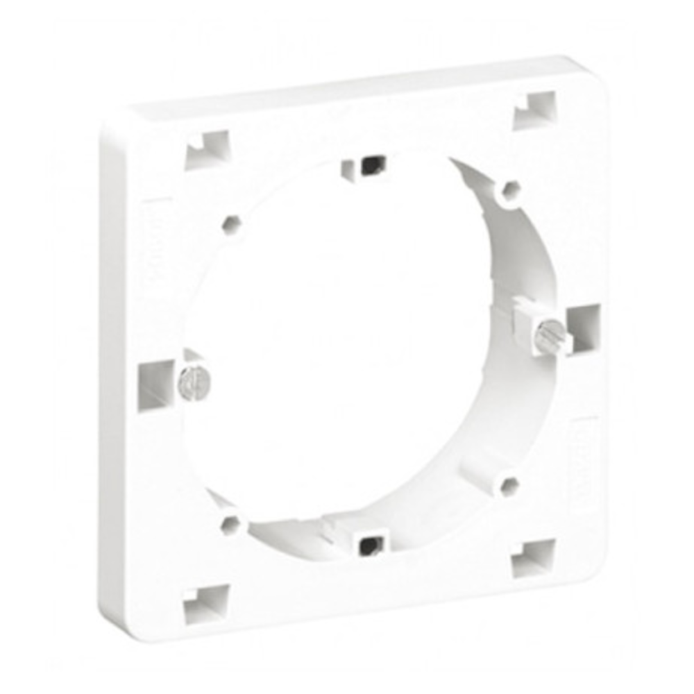 Caixa semiencastrável para calhas - branca - Efapel 10985ABR
