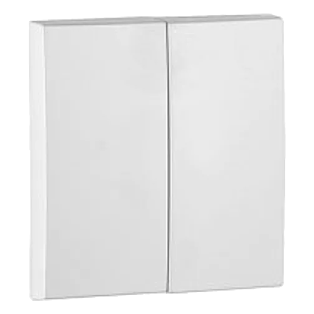 Tecla dupla branca LOGUS90 - Efapel 90611TBR