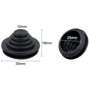 Bucim de plástico M25 Preto
