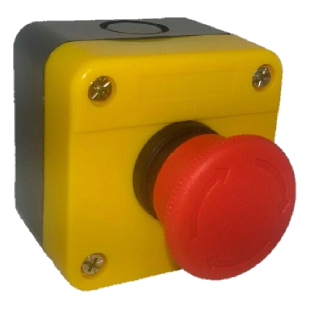 Caixa de superfície com botão emergência Maxge Ø40mm