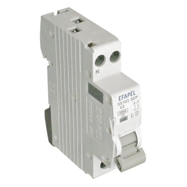 Disjuntor 55106 5CP 1P+N 4,5KA C 6A EFAPEL