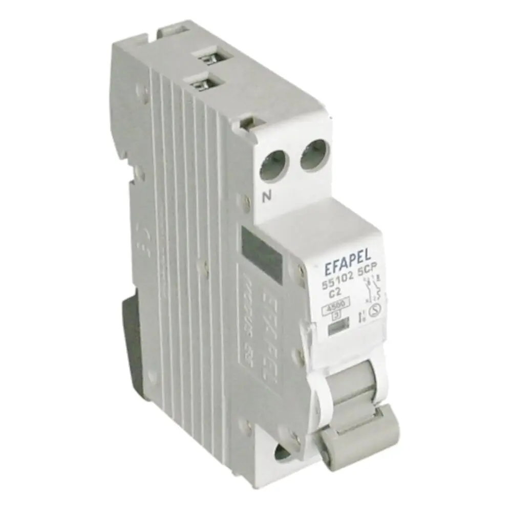 Disjuntor 55163 6CP 1P+N 4,5KA C 63A EFAPEL