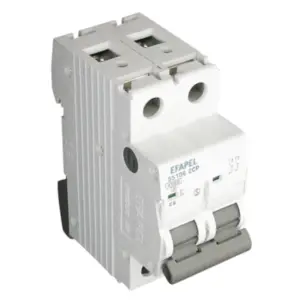 Disjuntor Efapel 55106 2CP – 2P, curva C, 6 A, 4,5 kA