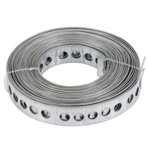 Cinta Metálica Perfurada Parkside; buracos 7mm diametro; 15mx12mm