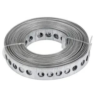 Cinta Metálica Perfurada Parkside; buracos 7mm diametro; 15mx12mm