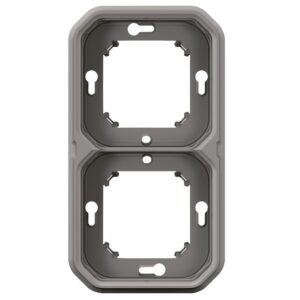 Aro duplo para aparelhagem de embutir Cinzento - LEGRAND 069683L