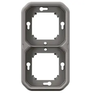 Aro duplo para aparelhagem de embutir Cinzento - LEGRAND 069683L