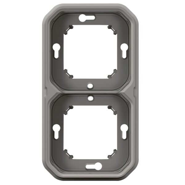 Aro duplo para aparelhagem de embutir Cinzento - LEGRAND 069683L