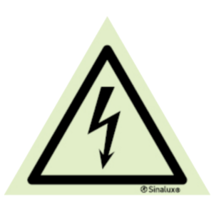 Sinal de perigo, eletricidade - P 10 91
