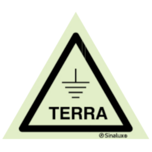Sinal de perigo, ligação à terra - P 10 97