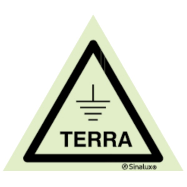 Sinal de perigo, ligação à terra - P 10 97