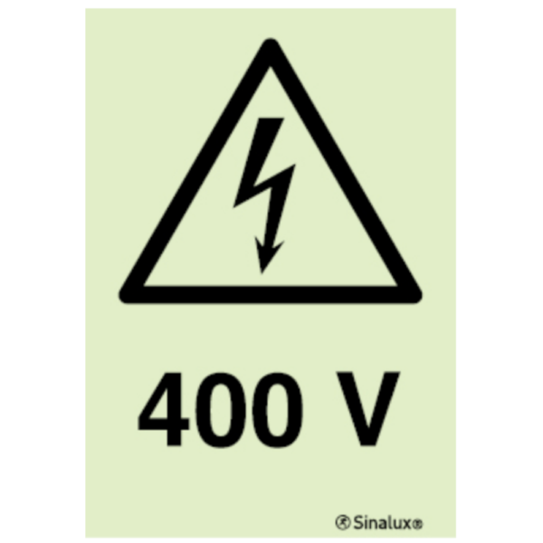 Sinal de perigo, 400V - P 11 14