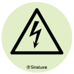 Etiqueta para equipamentos, perigo de eletricidade - P 20 15