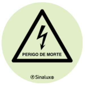 Etiqueta para equipamentos, perigo de morte - P 20 16