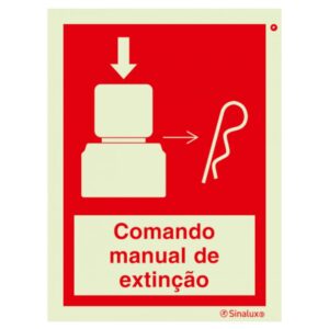 Sinal de comando manual de extinção - P 05 56