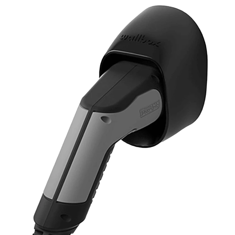 Suporte de Conector Wallbox Tipo 2 Preto - Image 2