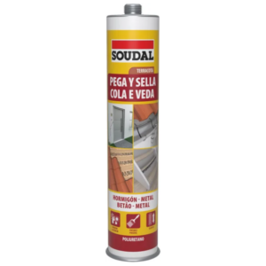 Cola e Vedante Soudal Terracota 290ml