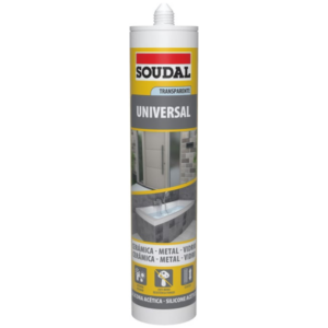 Silicone Acético Soudal 280ml Transparente