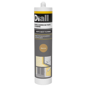 Vedante portas e janelas Diall Castanho 300ml