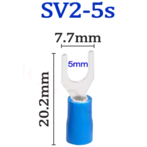 Terminal de forquilha isolado SV2-5s [Pack 10 unidades]