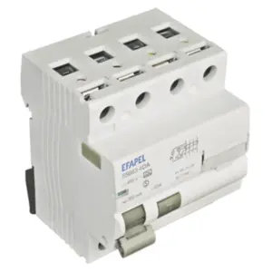 Interruptor diferencial Efapel 55625 4BC – 3P+N, 25 A, 30 mA, tipo AC