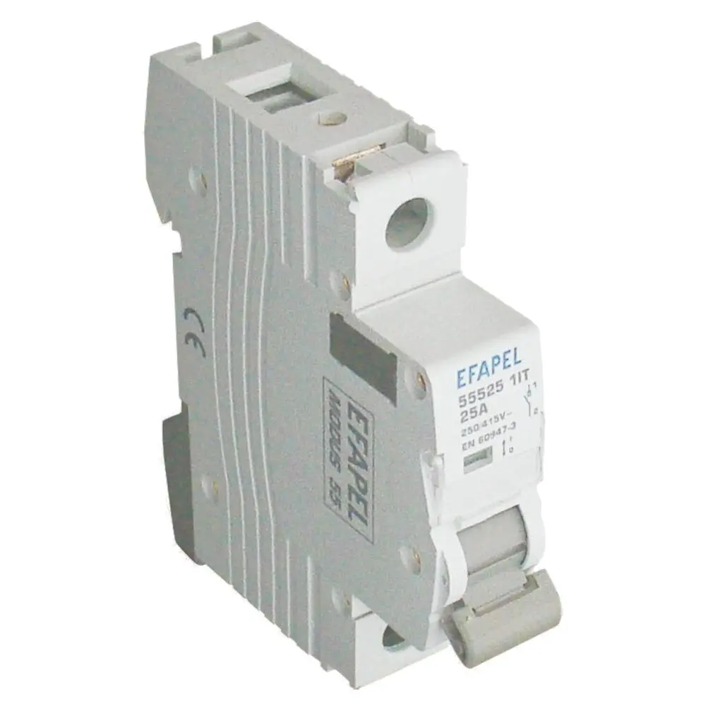 Interruptor de corte Efapel 55500 1IT – 1P, 100 A, 415 V
