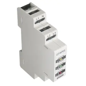 Sinalizador de tensão trifásico Efapel 55009 – 230 V