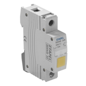 Sinalizador luminoso modular Efapel 55560 LAR – difusor laranja
