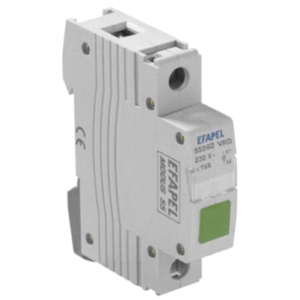 Sinalizador luminoso modular Efapel 55560 VRD – difusor verde