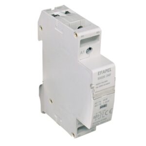 Contactor Bipolar Comando Manual 2NF 230V~ 20A 55020 2MF EFAPEL