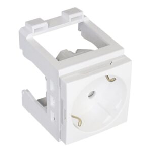 Tomada Schuko com Encravamento e Sinalização Vermelha 55537 CVM EFAPEL