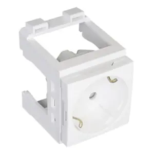 Tomada Schuko Laranja 55531 CLR EFAPEL