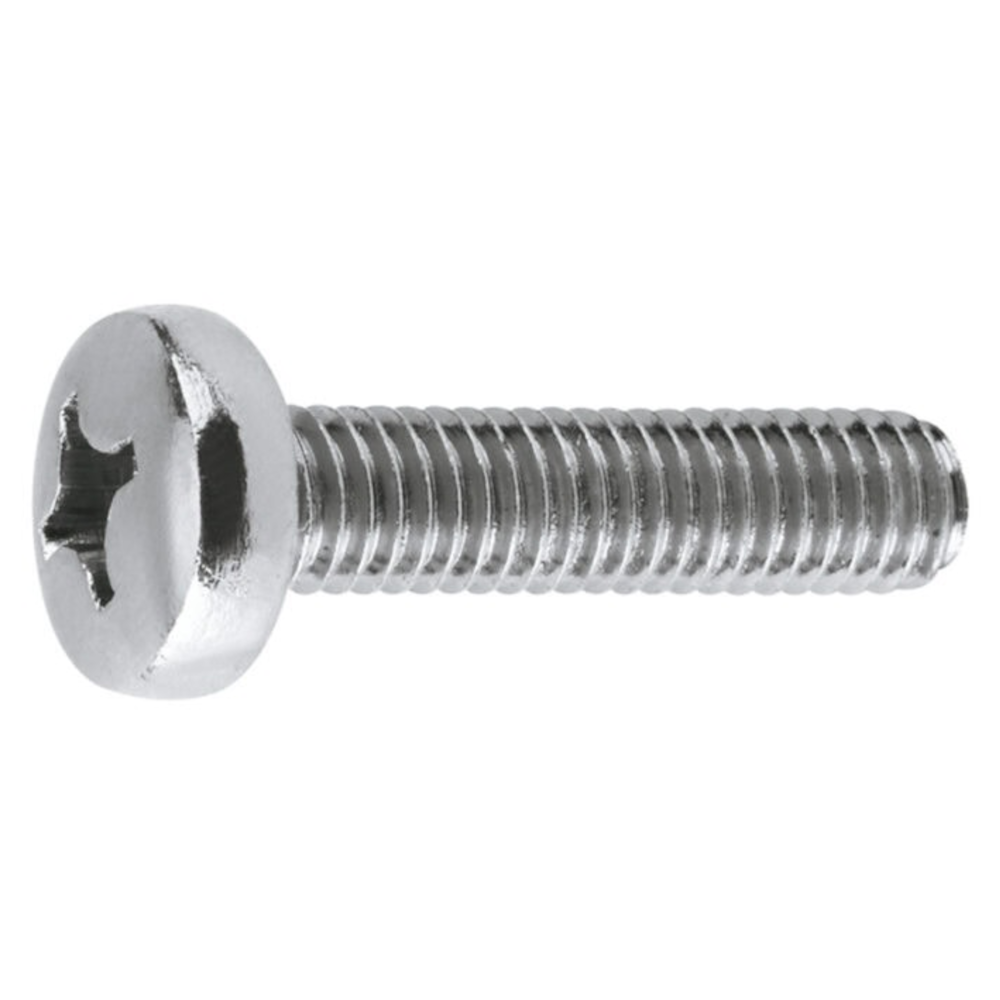 Parafuso Cabeça Cilíndrica Rosca Métrica Aço zincado Phillips M4x40 mm