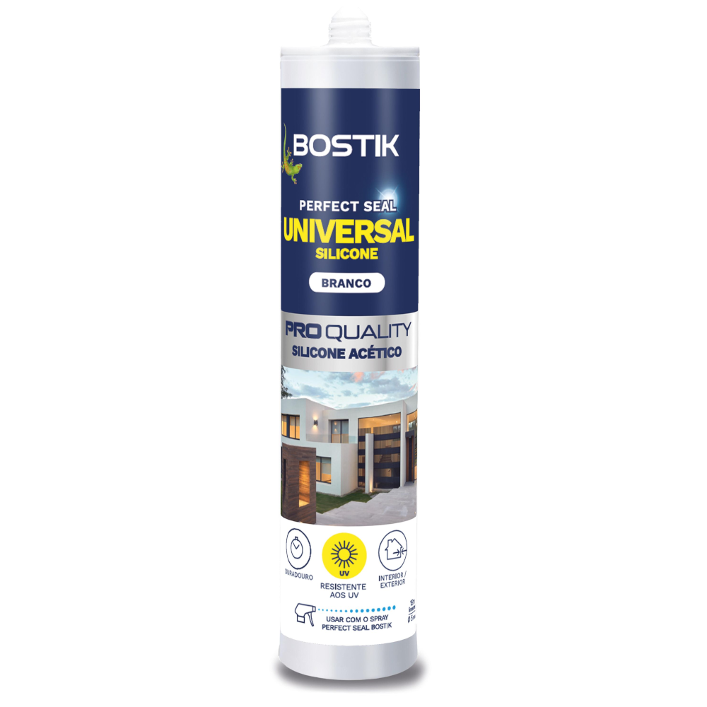 Silicone Universal Acético Bostik 280ml Branco