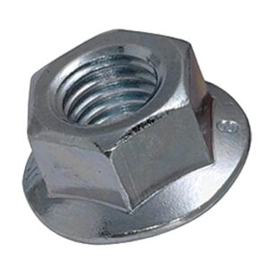 Porca com flange sextavada Inox M8