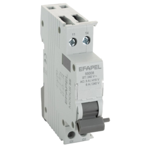 Bobina de Disparo por Emissão de Corrente + Contacto Auxiliar 1 NA + 1 NF 55008 Efapel
