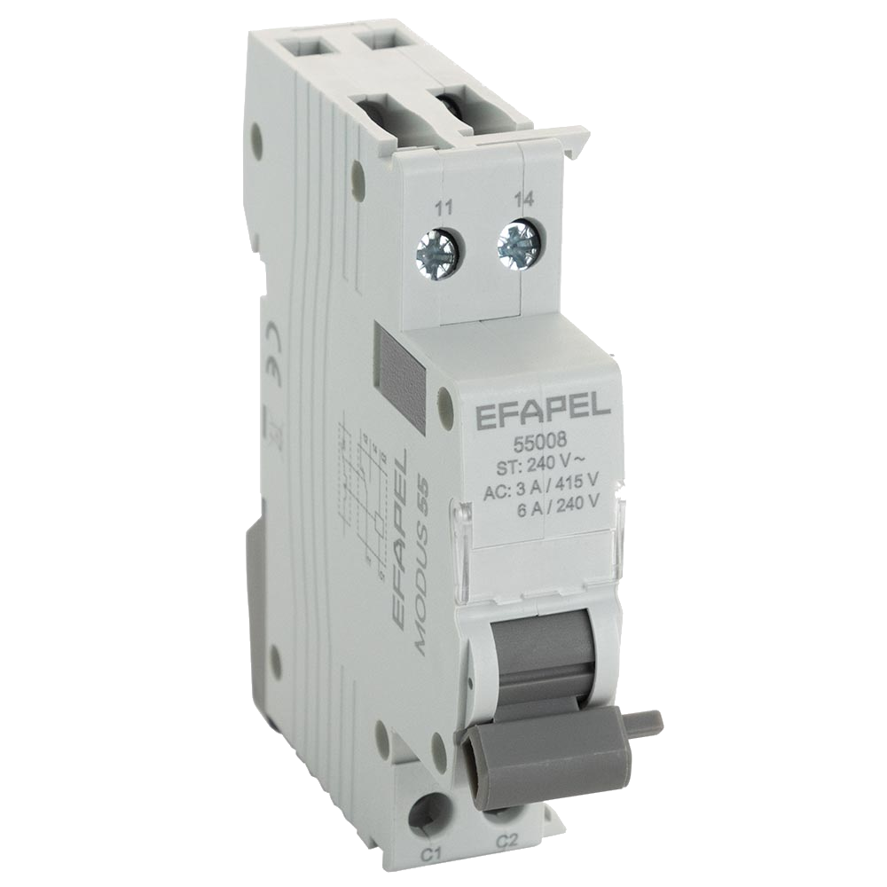 Bobina de Disparo por Emissão de Corrente + Contacto Auxiliar 1 NA + 1 NF 55008 EFAPEL