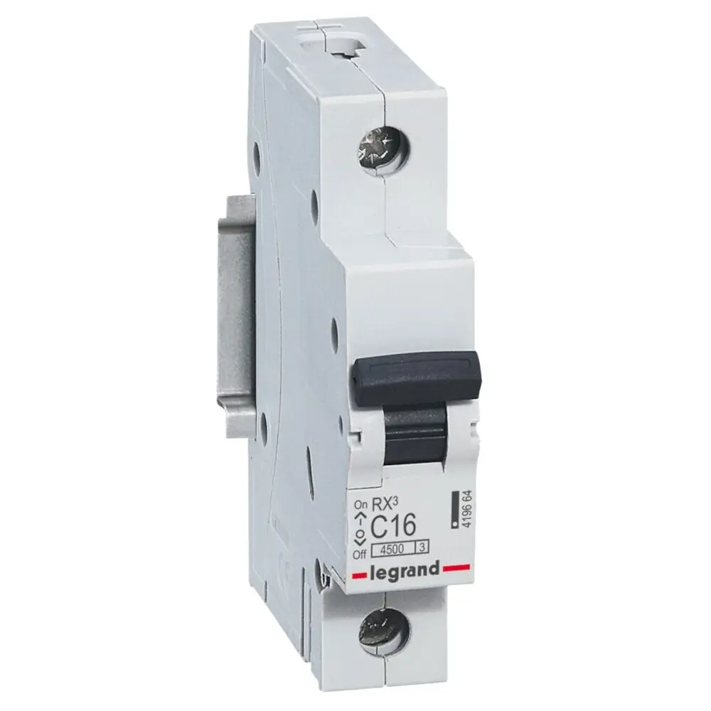 Disjuntor Legrand 419664 – 1P, curva C, 16 A, 4,5 kA