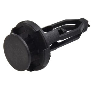 Clip Plástico de Fixação (Rebite de Pressão) Preto 14x35 mm
