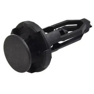 Clip Plástico de Fixação (Rebite de Pressão) Preto 14x35 mm