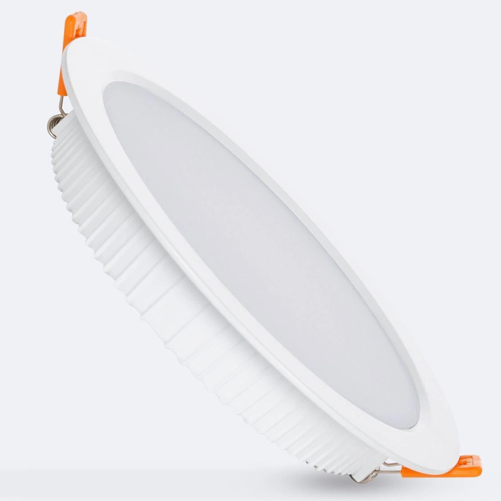 Placa LED circular slim Solid – corte Ø150 mm, 12 W, 4000 K (branco neutro), driver Lifud
