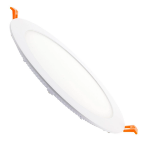 Placa LED 18W Circular SuperSlim 6000K Ø205 mm Branco frio