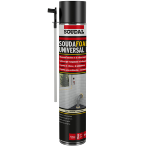 Espuma expansiva poliuretano Universal Soudal 750ml Champanhe