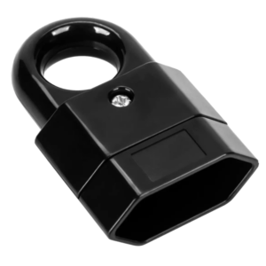 Ficha 2.5A Europlug fêmea 250V 10A Preto
