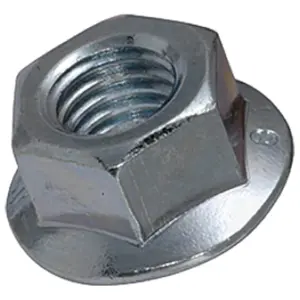 Porca sextavada com flange