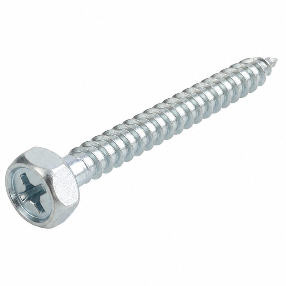 Parafuso Sextavado + Phillips Auto-Roscante Aço zincado Phillips Ø5x55 mm