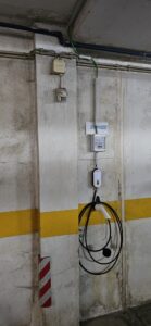 Instalação de carregador Basic em garagem partilhada em Sacavém