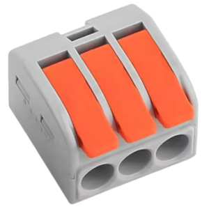 Ligador rápido de alavanca 3 condutores – 0,5 a 6 mm², 41 A, 450 V