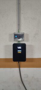 Instalação de V2C Trydan em garagem partilhada em Algueirão